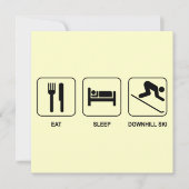 Eat Sleep Downhill Ski (Front)