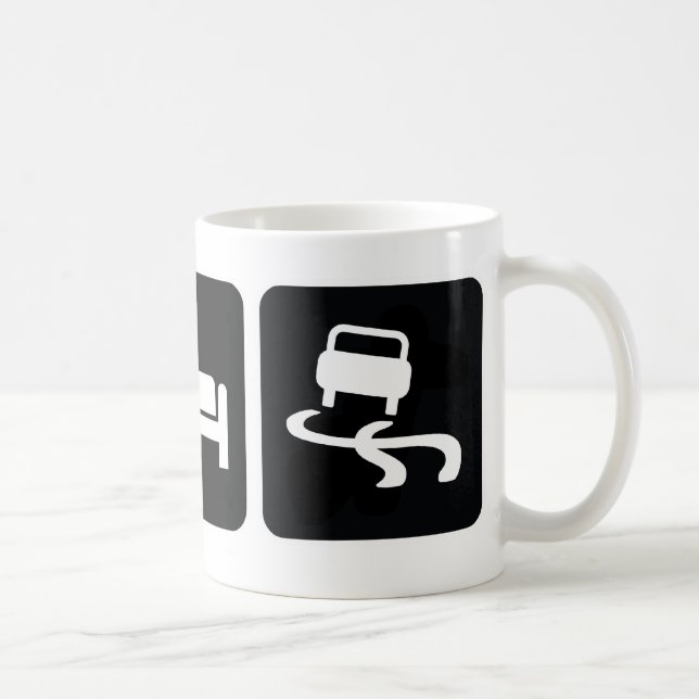 Eat Sleep Drift Coffee Mug (Right)