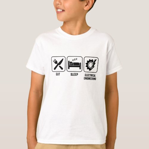 Eat Sleep Electrical Engineering T_Shirt