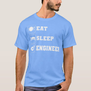 Eat Sleep Engineer Repeat Person T-Shirt