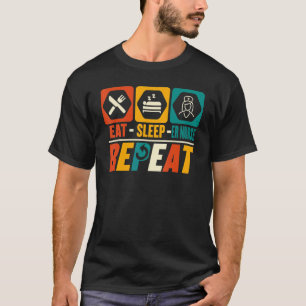 Eat Sleep Er Nurse Repeat Emergency Room Nurse Nu T-Shirt