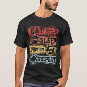 Eat Sleep Euphonium Repeat T-Shirt