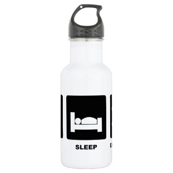 Eat Sleep Experiment Stainless Steel Water Bottle by robyriker at Zazzle