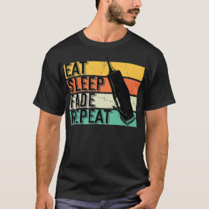 Eat Sleep Fade Repeat Barber Gift Hairstylist Barb T-Shirt