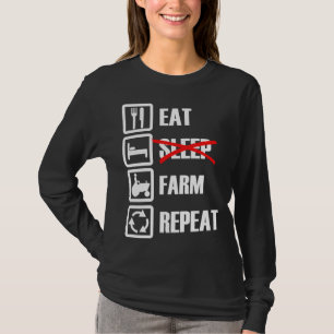 Eat Sleep Farm Repeat T-Shirt