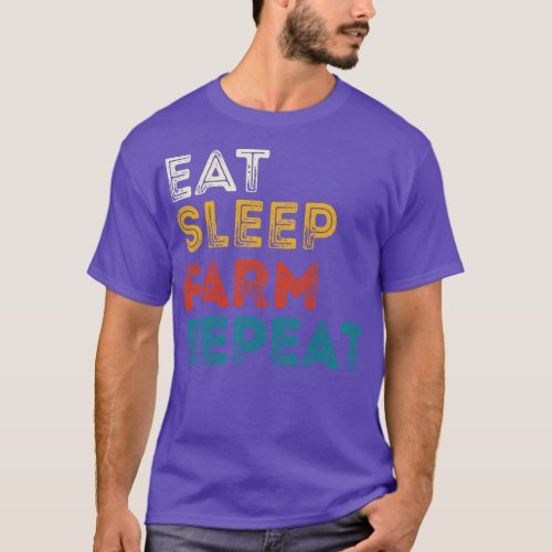 Eat Sleep Farm Repeat T_Shirt