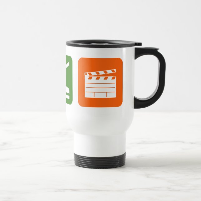 Eat Sleep Film Production Travel Mug (Right)