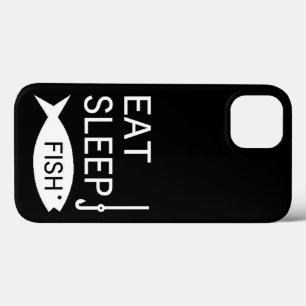 Eat Sleep Fish iPhone 13 Case