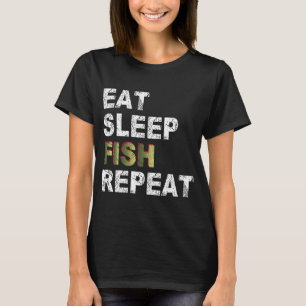 Eat Sleep Fish Repeat T-Shirt