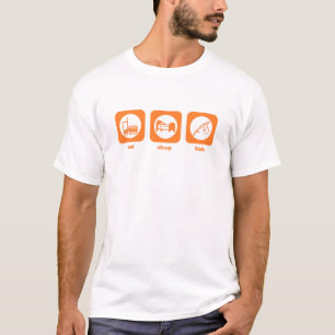 Eat. Sleep. Fish. T-shirt