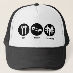 Eat Sleep Foosball Trucker Hat