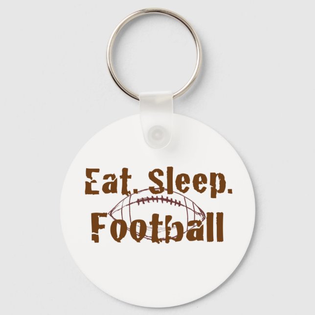 Eat.Sleep.Football 08 Keychain (Front)