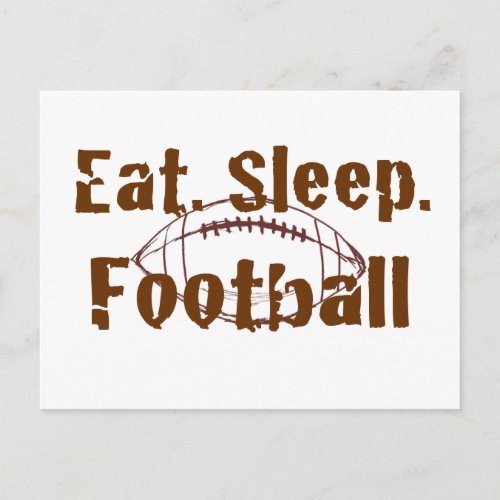 EatSleepFootball 08 Postcard