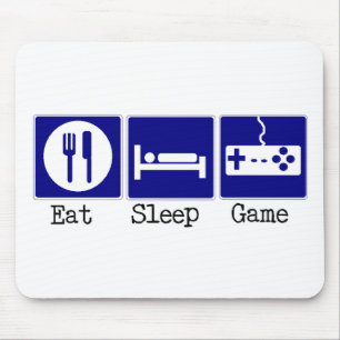 Eat, Sleep, Game Mouse Pad