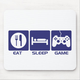 Eat Sleep Game Mouse Pad