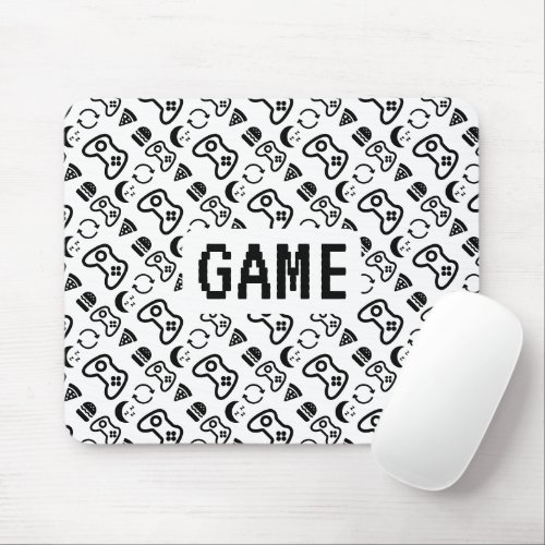 Eat Sleep Game Repeat Collection Gamer Mouse Pad