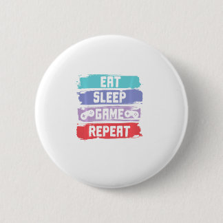 Eat Sleep Game Repeat Controller Button