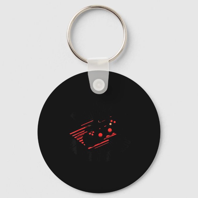 Eat Sleep Game Repeat Dedicated Keychain (Front)
