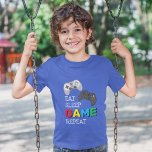 Eat Sleep Game Repeat | Gamer T-Shirt<br><div class="desc">Does your kid love gaming? This colorful video game t-shirt would make a great gift. Featuring the text "eat,  sleep,  game,  repeat",  and video game controllers.</div>