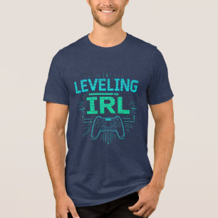 "Eat. Sleep. Game. Repeat. Gaming T-Shirt Tech Tri-Blend Shirt