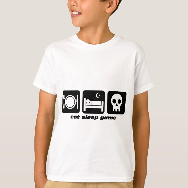 Eat sleep game T-Shirt (Front)