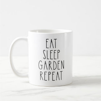 Eat Sleep Garden Repeat Coffee Mug