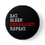 Eat. Sleep. Genealogy. Repeat. Button