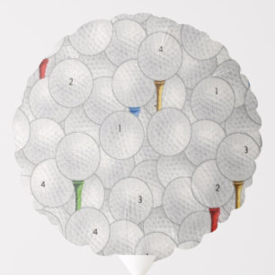 Eat Sleep Golf Balloon