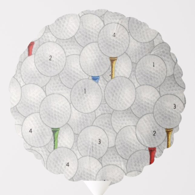 Eat Sleep Golf Balloon (Front)