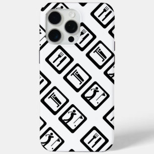 Eat Sleep Golf iPhone 15 Pro Max Case