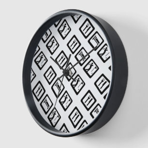 Eat Sleep Golf Clock