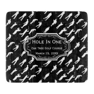Eat Sleep GOLF Hole In One Man Cave GOLFER'S Lodge Cutting Board