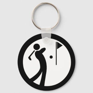Eat Sleep Golf Keychain