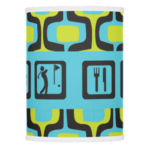 Eat Sleep Golf Lamp Shade
