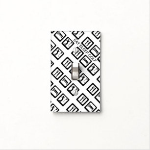Eat Sleep Golf Light Switch Cover
