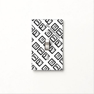Eat Sleep Golf Light Switch Cover