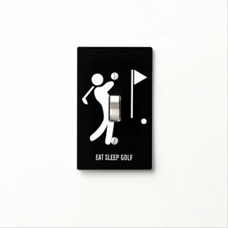 Eat Sleep Golf Light Switch Cover