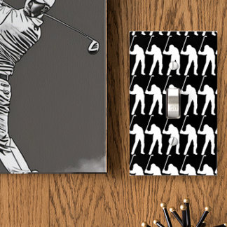 Eat Sleep Golf Light Switch Cover