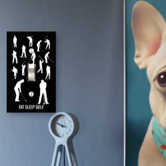 Eat Sleep Golf Light Switch Cover