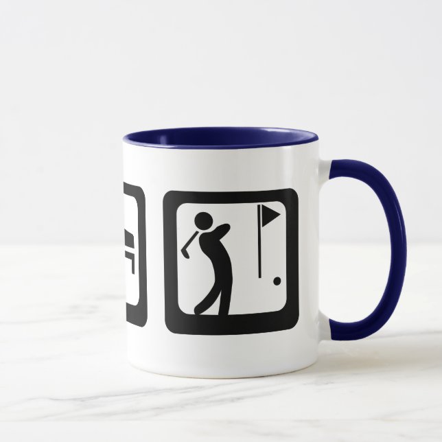 Eat Sleep Golf Mug (Right)