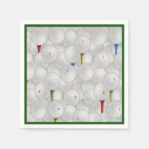 Eat Sleep Golf Napkins