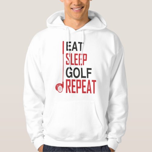 Eat Sleep Golf Repeat Hoodie