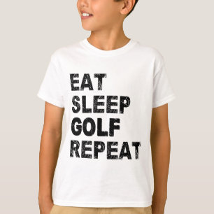 Eat Sleep Golf Repeat T-Shirt
