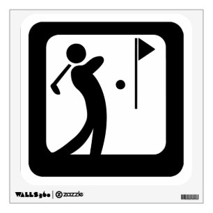 Eat Sleep Golf Wall Decal