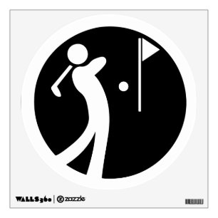 Eat Sleep Golf Wall Sticker