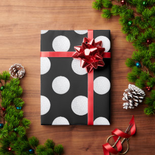 Eat Sleep Golf Wrapping Paper