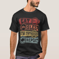 Eat Sleep Guitar synthesizer Repeat