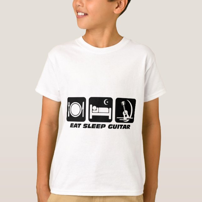Eat sleep guitar T-Shirt (Front)