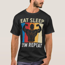 Eat Sleep Gym Repeat Humor Gym Fitness Workout