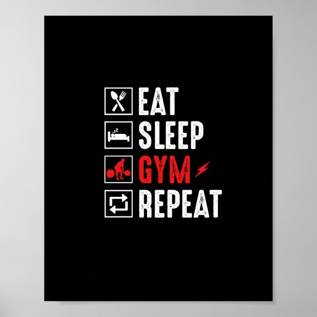 eat_sleep_gym_repeat poster (Front)